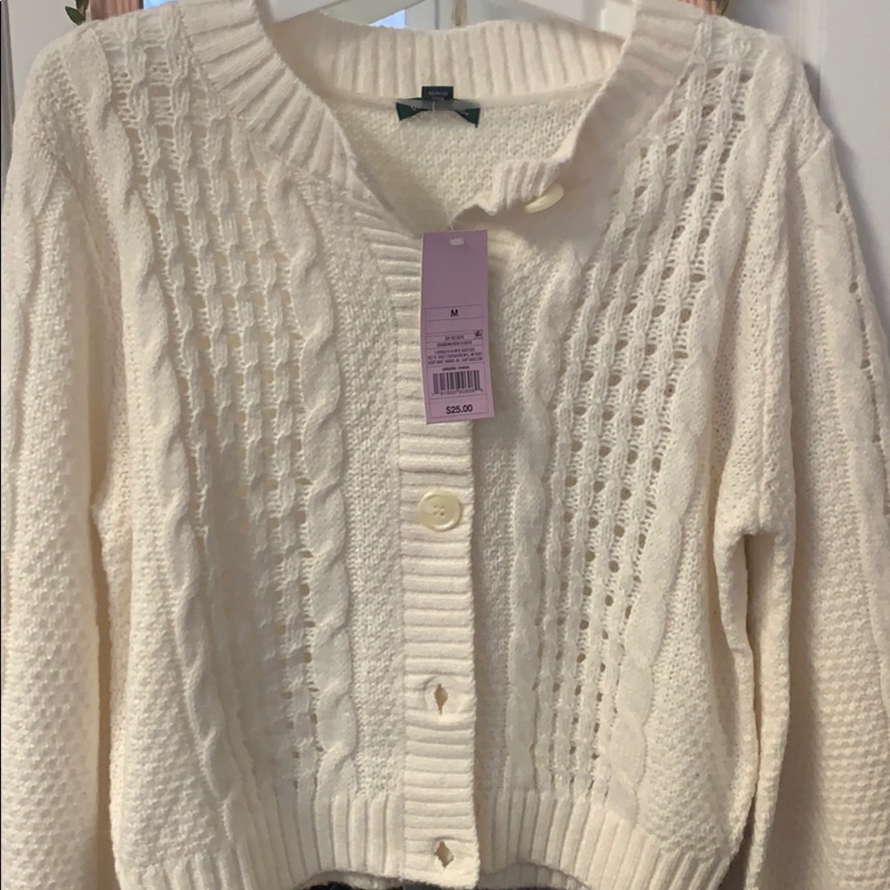 White Cardigan